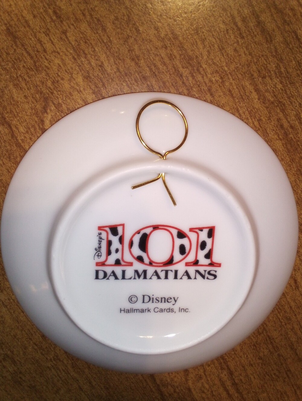 1996 Hallmark Keepsake Orn. Disney Holiday Wishes 101 Dalmatians Collector Plate - Picture 5 of 6